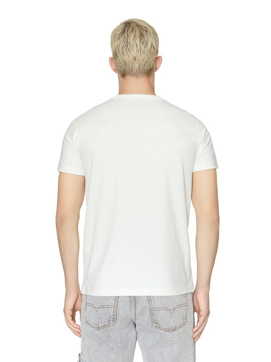 Diesel Men's Short Sleeve T-shirt White