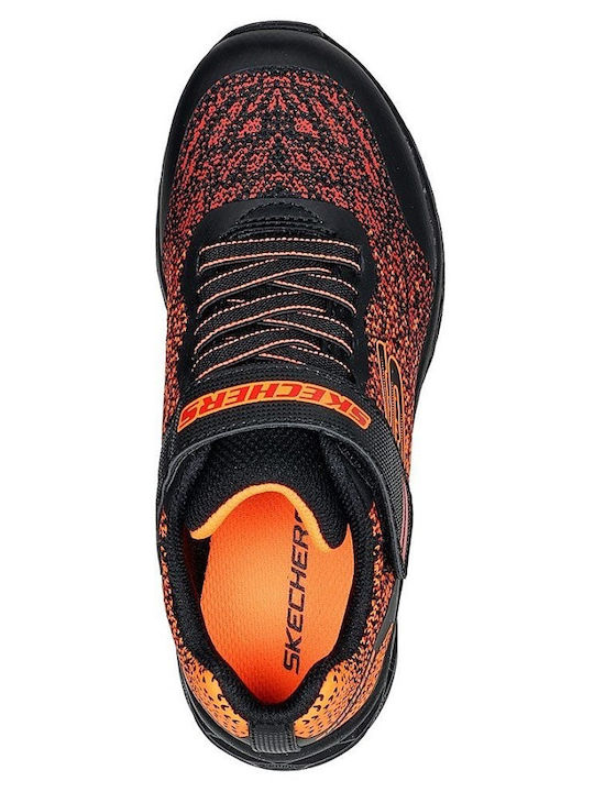 Microspec Αθλητικά Παιδικά Παπούτσια Running με Σκρατς Πορτοκαλί