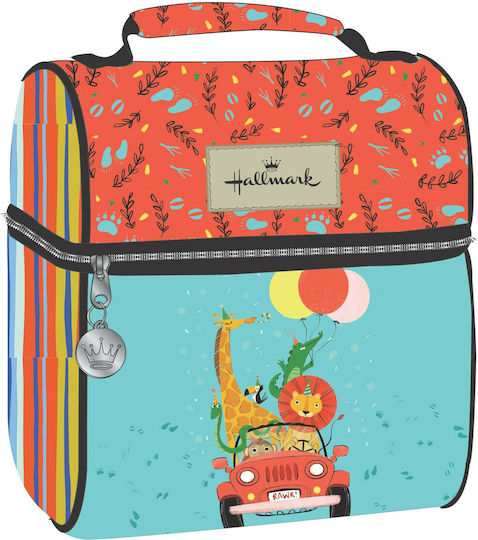 Hallmark Animals 22 Kids' Insulated Shoulderbag Lunch Bag 0.23L Orange 19x15.5x21cm
