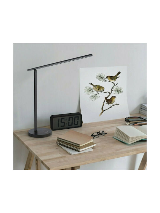 VK Lighting LED Φωτιστικό Γραφείου Αναδιπλούμενο σε Μαύρο Χρώμα