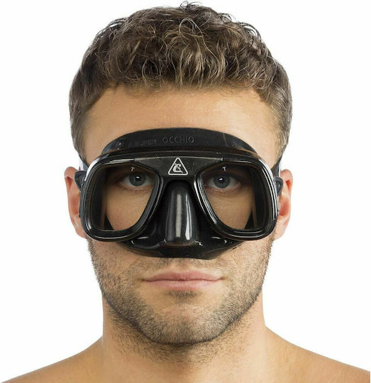 CressiSub Superocchio Black Diving Mask