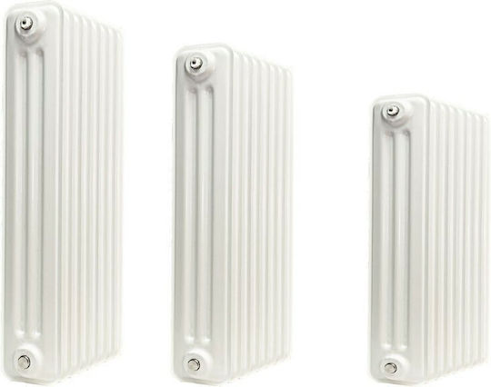 Metallourgia Attikis Classic Akan Radiator Body Four Columns IV/505 24 Slices 2640kcal/h White