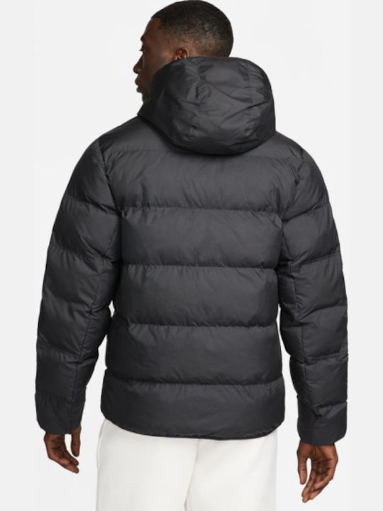 Storm-FIT Windrunner PrimaLoft Geacă Iarna Puffer Waterproof și cu Protecție Împotriva Vântului Negru