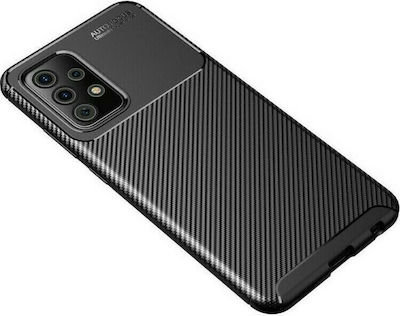 Ancus AutoFocus Carbon Fiber Silicone Back Cover Black (Galaxy A52 / A52s)