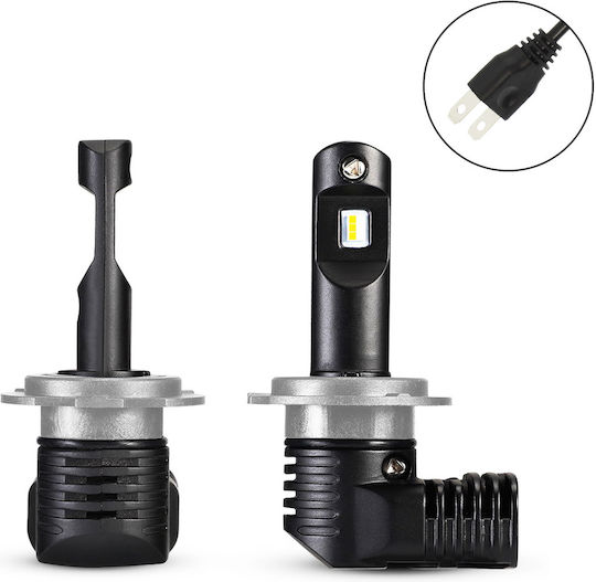 NovSight Lamps Car & Motorcycle H7 LED 6500K Cold White 9-32V 30W 2pcs