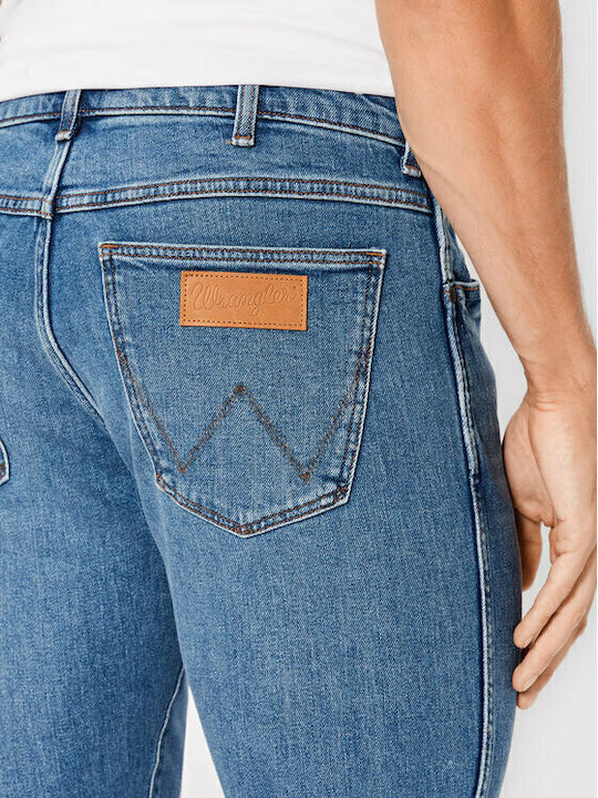 Larston Men's Jeans Pants with Slim Tapered Fit Blue