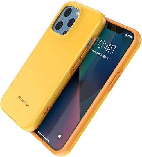 Choetech MFM Anti-drop Back Cover Πλαστικό Σετ με Τζαμάκι Πορτοκαλί (iPhone 13 Pro Max)