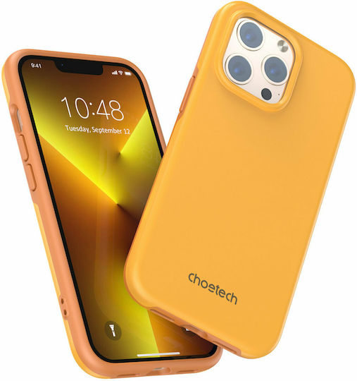 Choetech MFM Anti-drop Back Cover Πλαστικό Σετ με Τζαμάκι Πορτοκαλί (iPhone 13 Pro Max)