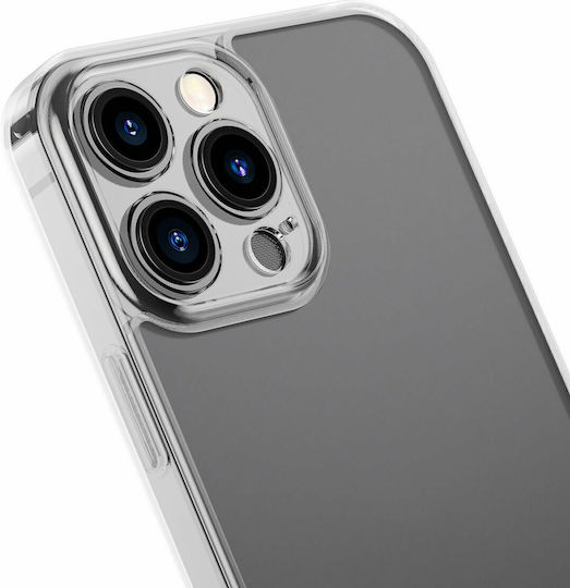 Baseus Frosted Glass Задна корица Пластмаса Прозрачен (iPhone 13 Pro)