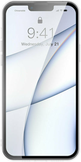 Baseus Frosted Glass Задна корица Пластмаса Прозрачен (iPhone 13 Pro)