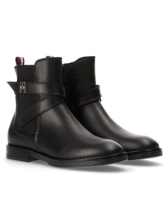 Tommy Hilfiger Chelsea Kids Booties Black