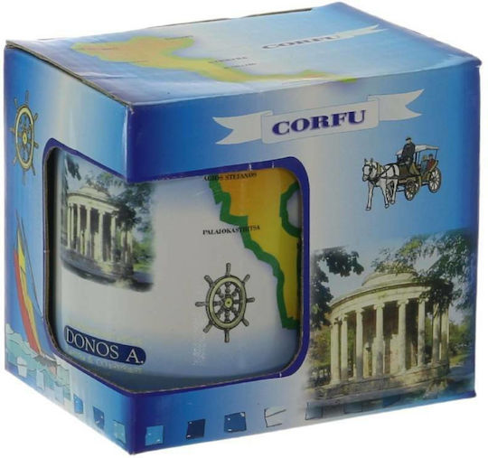 Viosarp Corfu Κούπα Κεραμική Πολύχρωμη