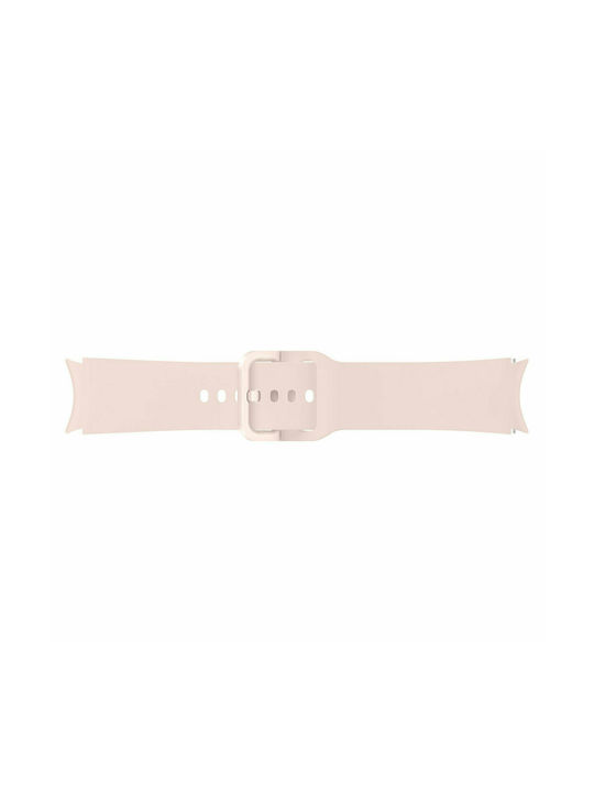 Samsung Sport S/M Λουράκι Σιλικόνης Ροζ Χρυσό (Galaxy Watch4/5/6/7/FE/4 Classic/6 Classic/5 Pro)