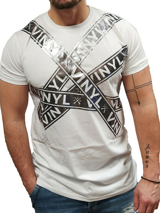 Vinyl Art Clothing 61750 Men's Short Sleeve T-shirt White 61750-02