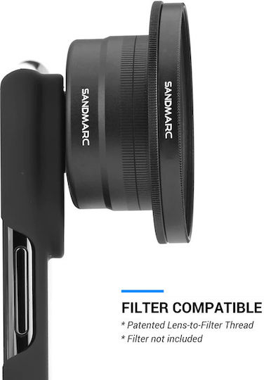Sandmarc Anamorphic 1.55x Lens Edition For IPhone 13 Pro Phone Camera Lens Set Ultra Wide 1.33x