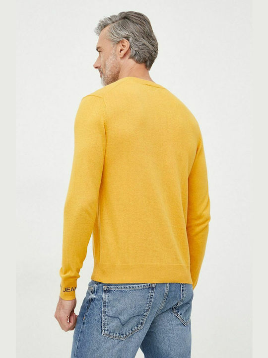 Pepe Jeans Men's Long Sleeve Sweater Yellow