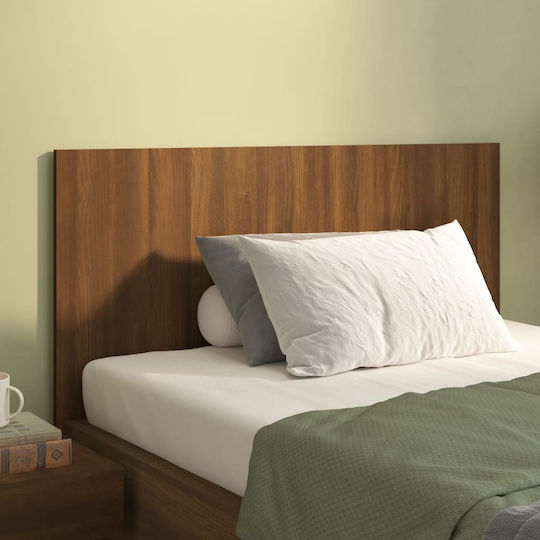 vidaXL Wooden Bed Headboard Brown Oak 120x80cm
