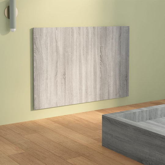 vidaXL Wooden Gray Bed Headboard 120x80cm