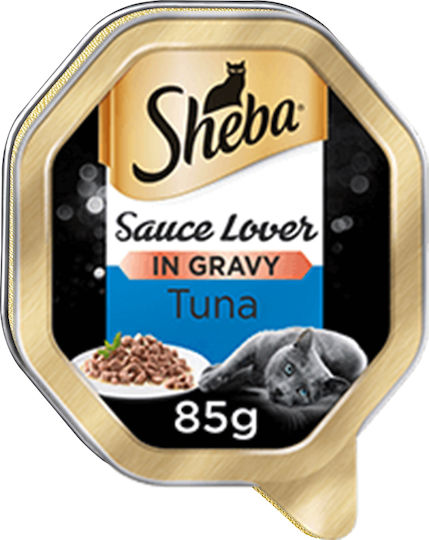 Sheba Craft Υγρή Τροφή για Ενήλικες Γάτες σε Ταψάκι με Τόνο 85gr