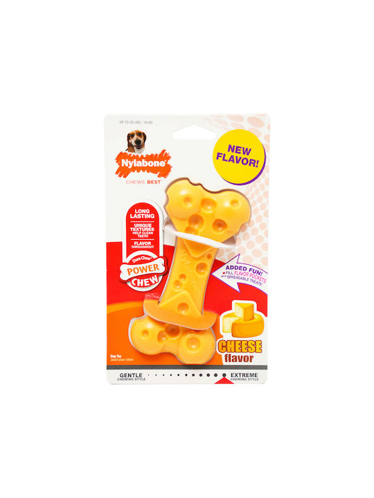 Nylabone Dura Cheese Παιχνίδι Κόκκαλο Σκύλου Μασητικό με Γεύση Τυρί Medium 1τμχ
