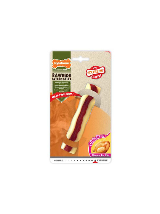 Nylabone Extreme Rawhide Roll Παιχνίδι Κόκκαλο Σκύλου Μασητικό με Γεύση Κοτόπουλο XLarge