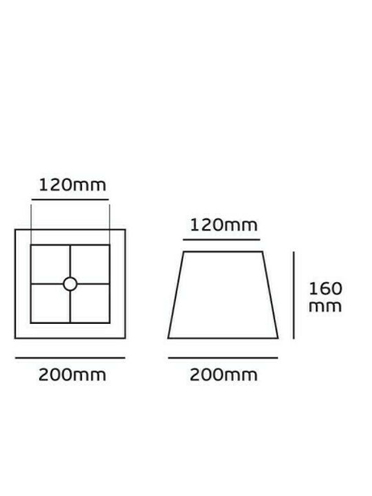 VK Lighting Абажур 20x16см