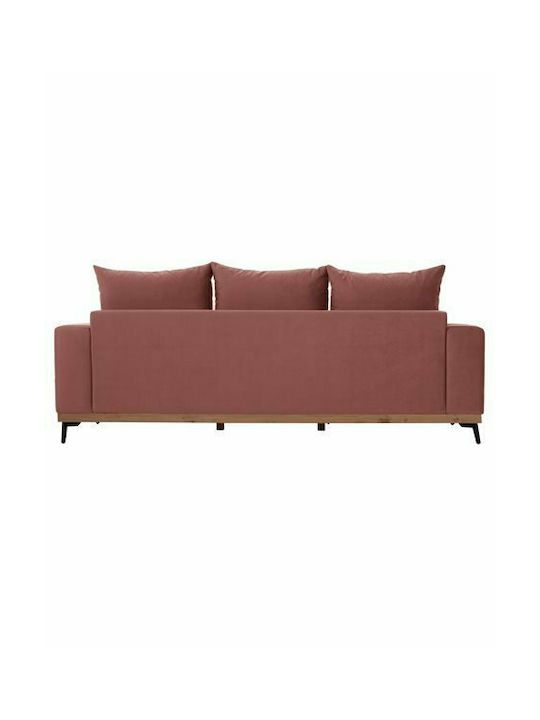 Portofino Colțar Canapea cu Unghi Reversibil Roz 240x165x92cm