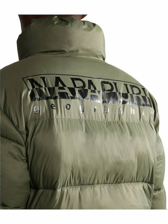 A-Suomi 3 Winter Jacket Puffer Waterproof and Windproof Khaki