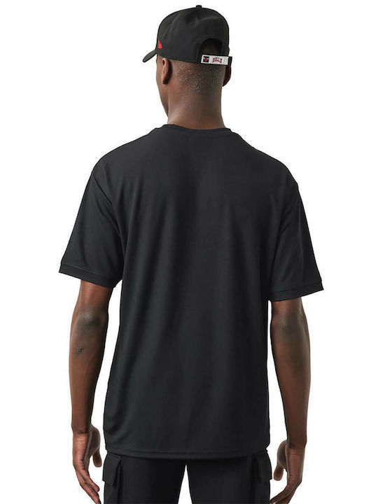 New Era Chicago Bulls NBA Script Tricou Negru