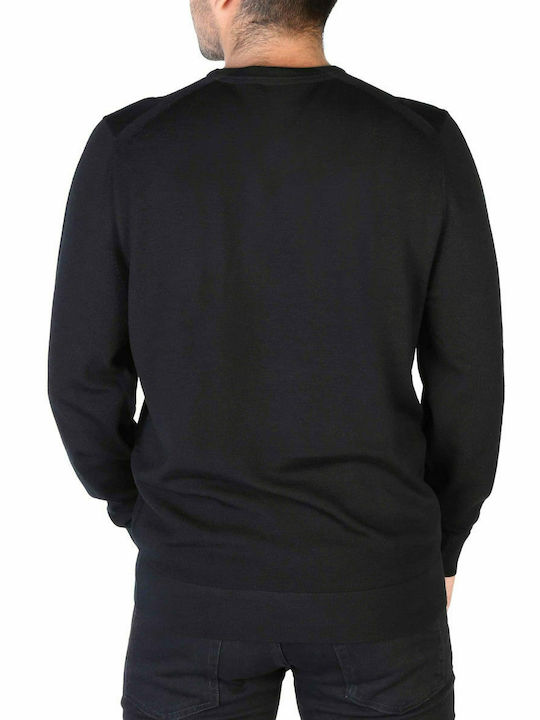 Calvin Klein Herren Langarm-Pullover Schwarz