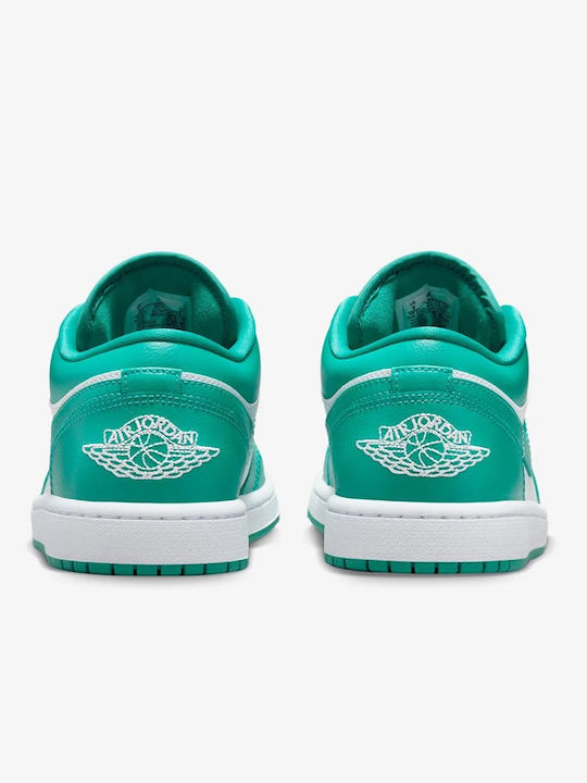 Air  1 Low Damen Sneakers White / New Emerald