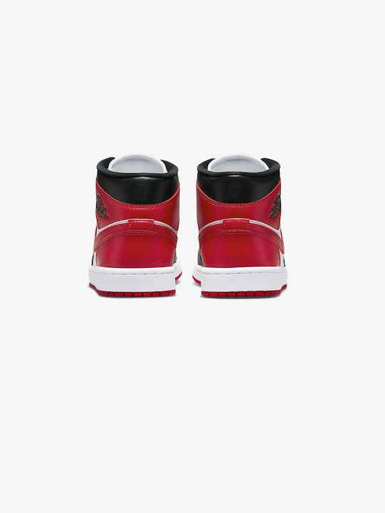 Air  1 Retro Mid Damen Stiefel White / Red / Black