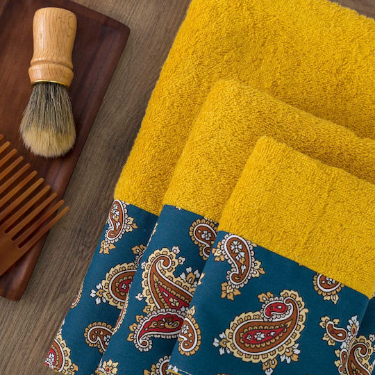 Borea Bath Towels Set of 2 pcs Azzura Mustard