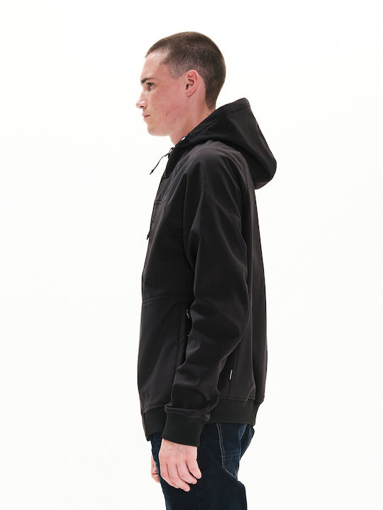Winter Jacket Waterproof and Windproof Black