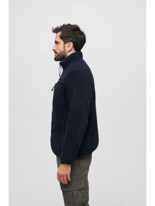 Herren Fleecejacke Marineblau