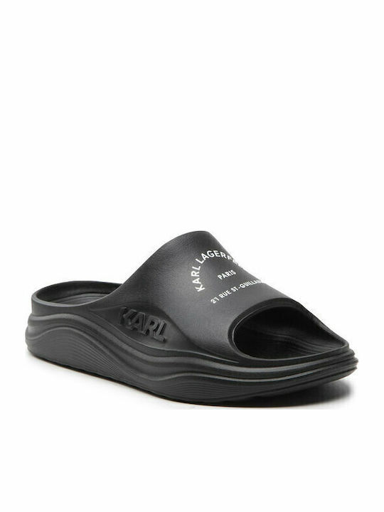 Karl Lagerfeld Slides Μαύρα