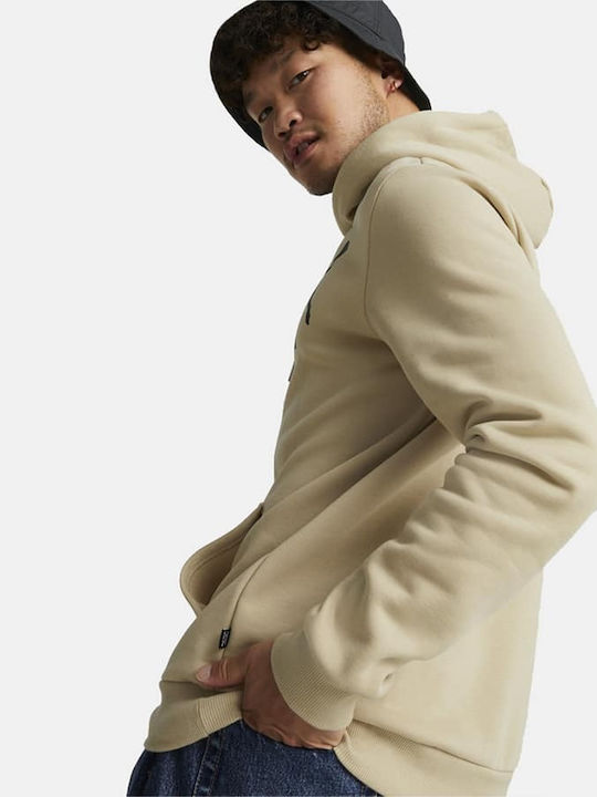 Puma Men's Sweatshirt with Hood and Pockets Light Sand