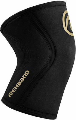 Rehband RX 5mm Knee Brace Gold Black