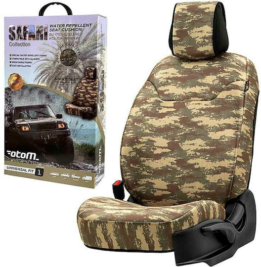 Otom Αδιάβροχο Πλατοκάθισμα Αυτοκινήτου 1τμχ Safari Concept Πολύχρωμο