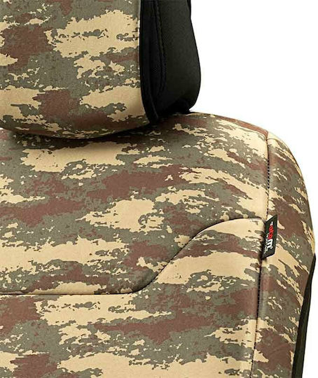 Otom Αδιάβροχο Πλατοκάθισμα Αυτοκινήτου 1τμχ Safari Concept Πολύχρωμο