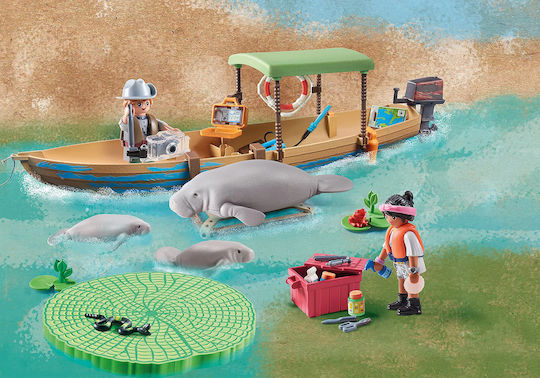 Playmobil Wiltopia Boat Trip to the Manatees for 4-10 years old