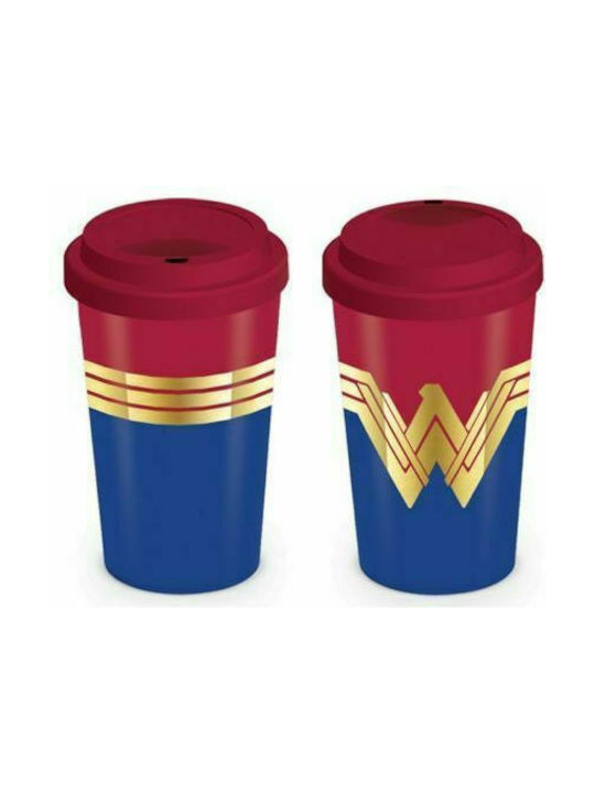 Pyramid International DC Comics-Wonder Woman Ceramic Cup with Lid Blue 450ml