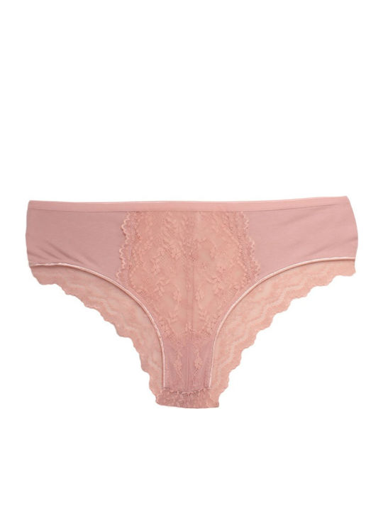 Donna Βαμβακερά Γυναικεία Brazil MultiPack με Δαντέλα Red/Pink/Black/Blue
