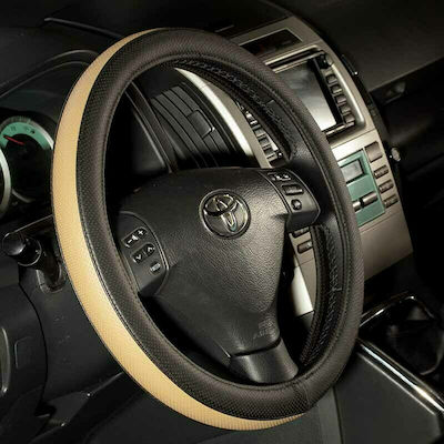 Car Steering Wheel Cover Otom Easy-Fit with Diameter 37-39cm Leatherette Black