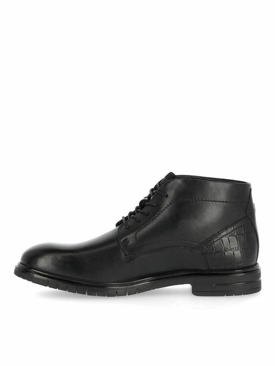 Mexx Harvey Men's Leather Boots Black