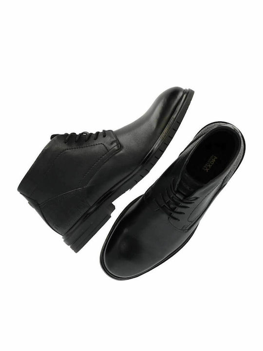 Harvey Leather Black Men's Boots Anatomical