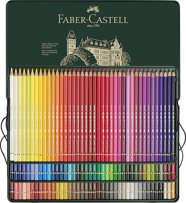 Faber-Castell Polychromos σε Μεταλλική Κασετίνα 120τμχ