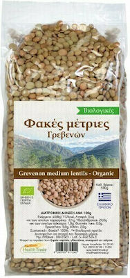 HealthTrade Lentils Medium Grevena Beans Organic 500gr