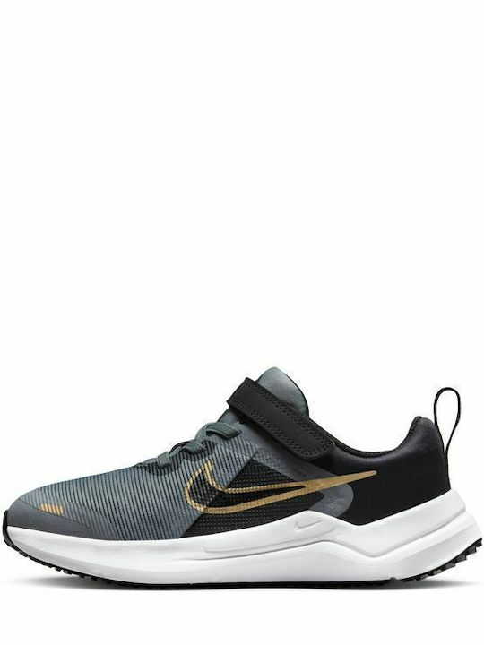 Downshifter Downshifter 12 Waterproof Kids Sports Shoes Running with Hoop & Loop Closure Cool Grey / Black