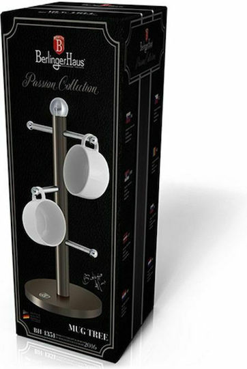 Berlinger Haus Mug Stand Passion Collection Metallic Black
